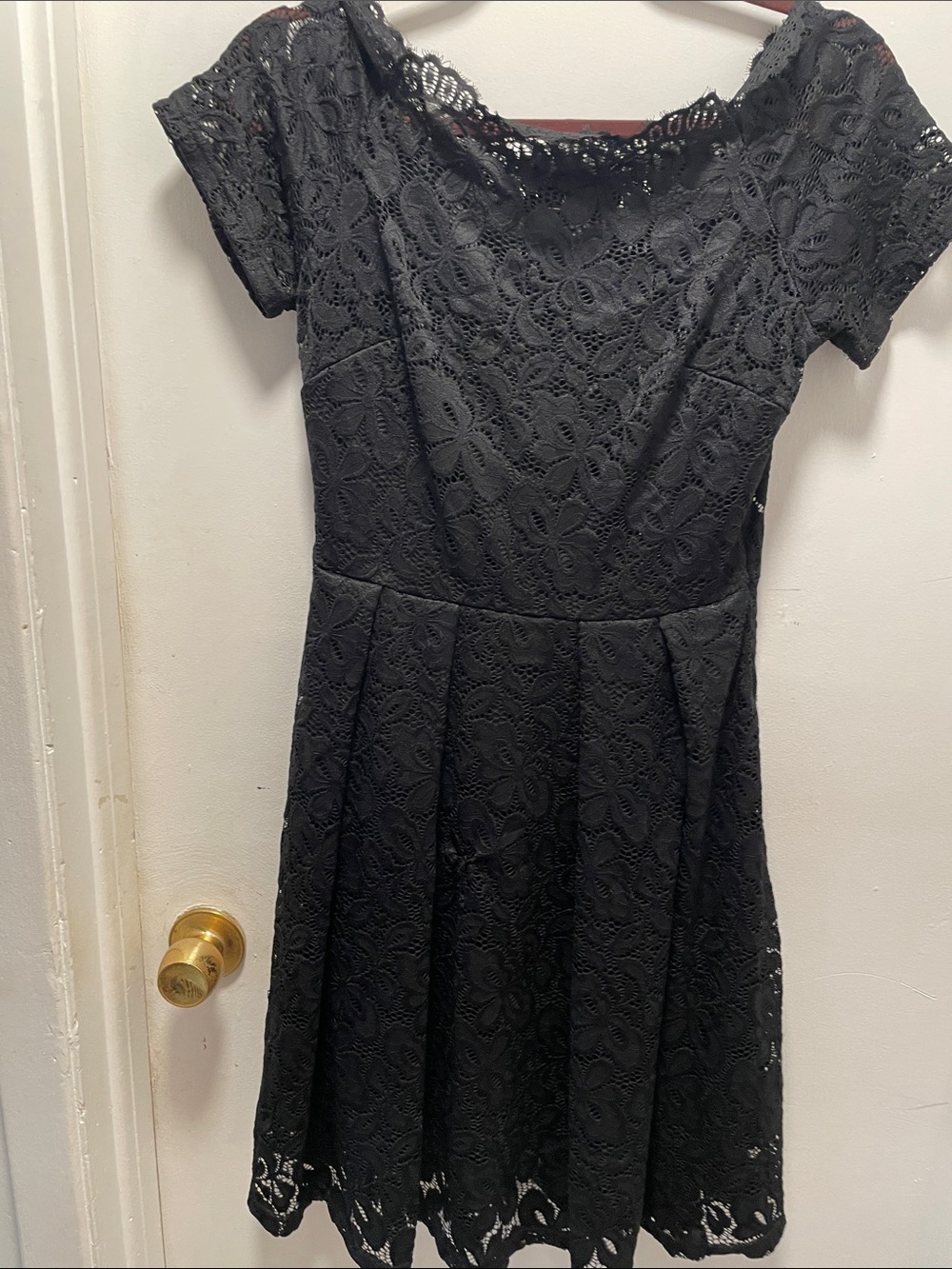 Missmay Black Lace Overlay Dress